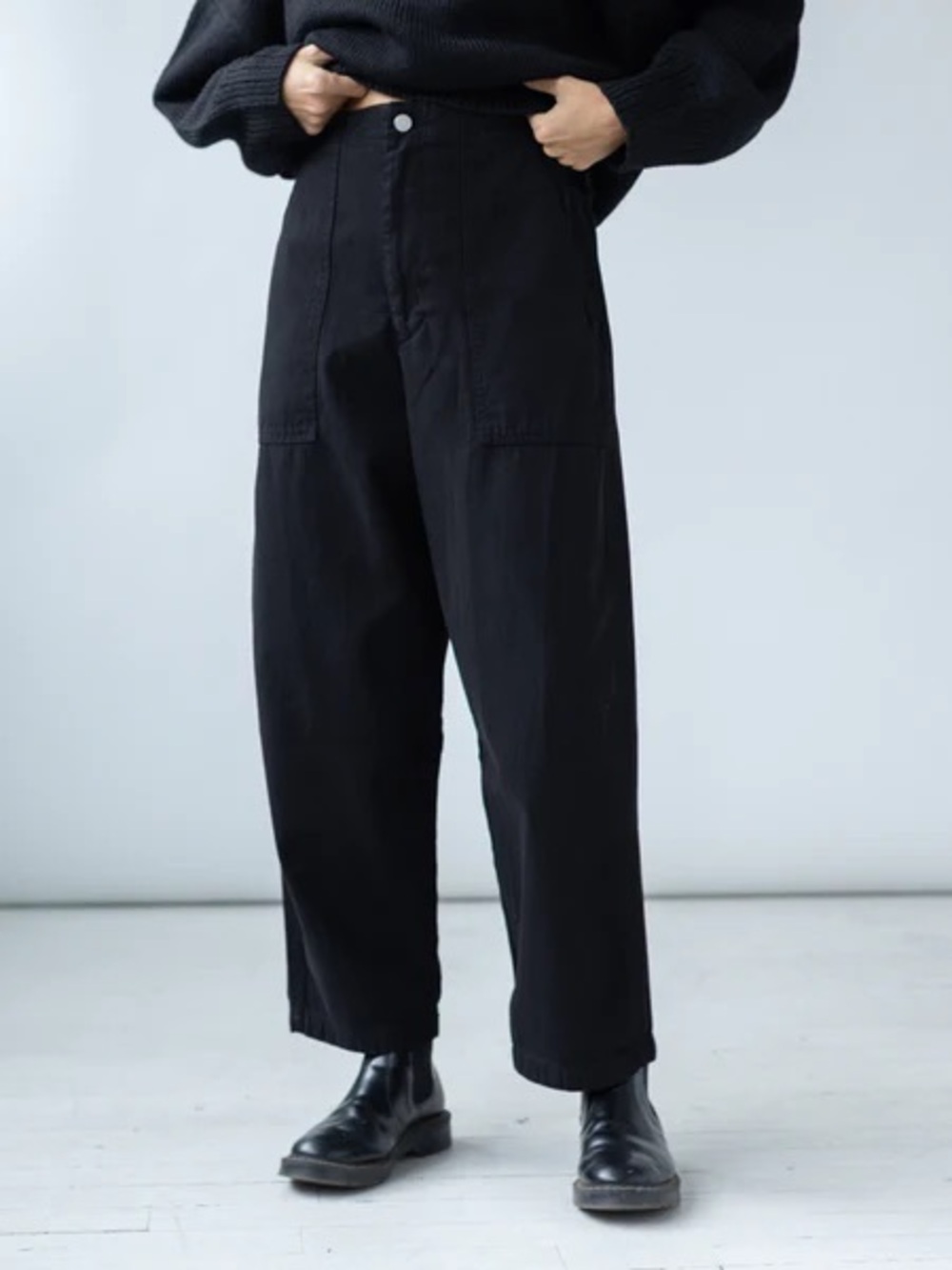 Shaina Mote Painter Pants in Onyx, Medium